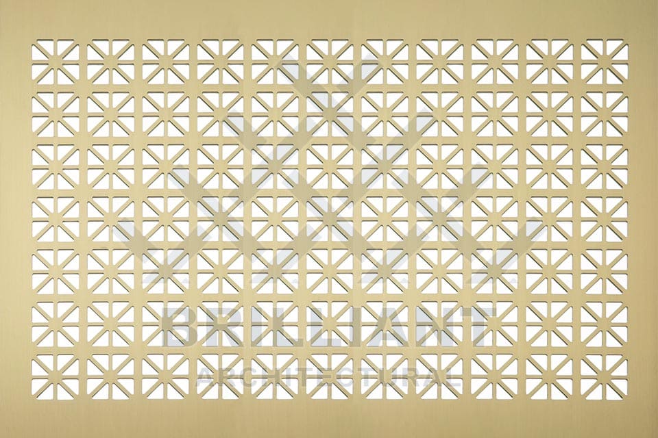 Maille de tamis décorative perforée
