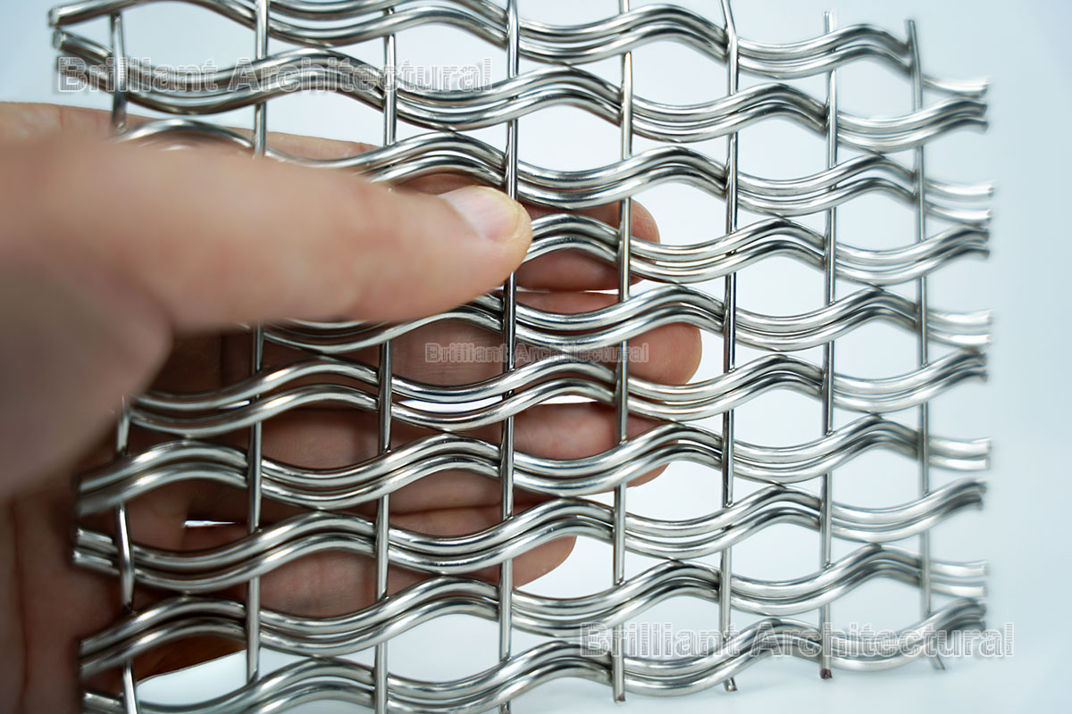 Maille métallique architecture en acier inoxydable pour panneau de garde-corps