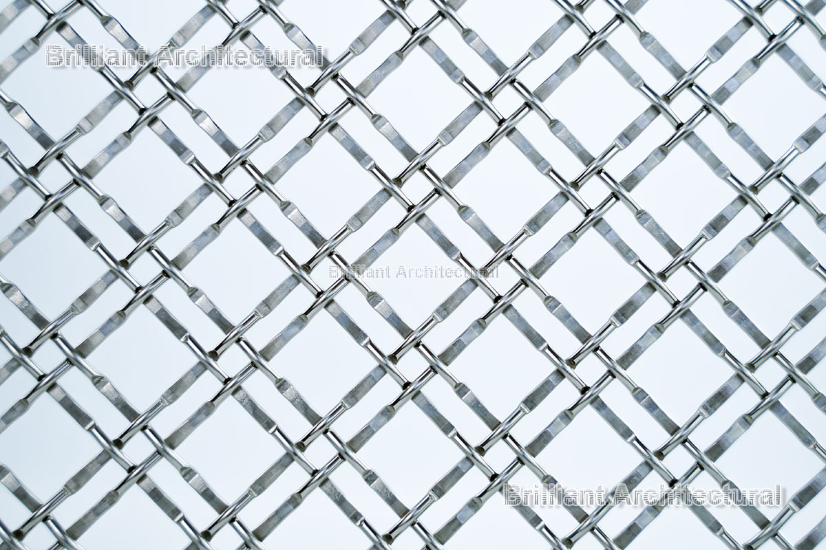 Maille métallique tissée architecture décorative Maille métallique tissée architecture décorative