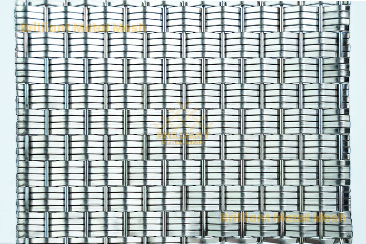 Malla de alambre de acero inoxidable decorativa para arquitectura