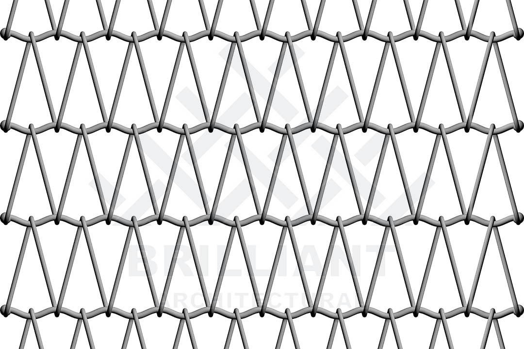 Malla decorativa flexible de acero inoxidable