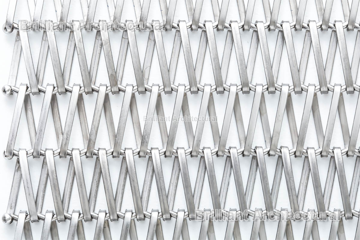 Malla metálica flexible arquitectónica para revestimiento de fachadas Malla metálica flexible arquitectónica para revestimiento de fachadas