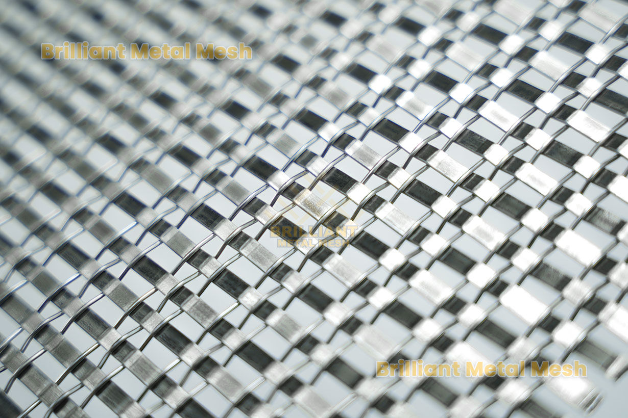 Panneau de treillis métallique décoratif architecture en acier inoxydable