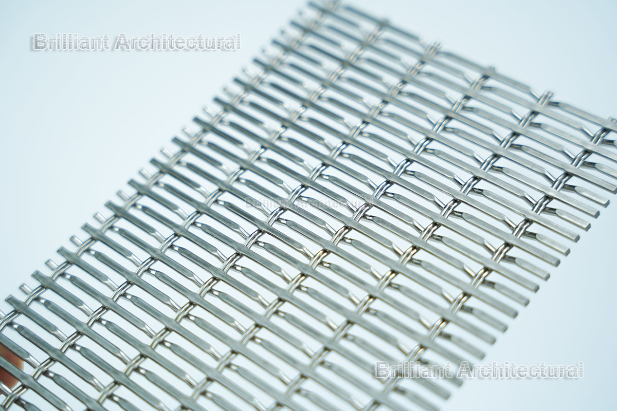 Panneaux architecturaux décoratifs en treillis métallique en acier inoxydable 304 316