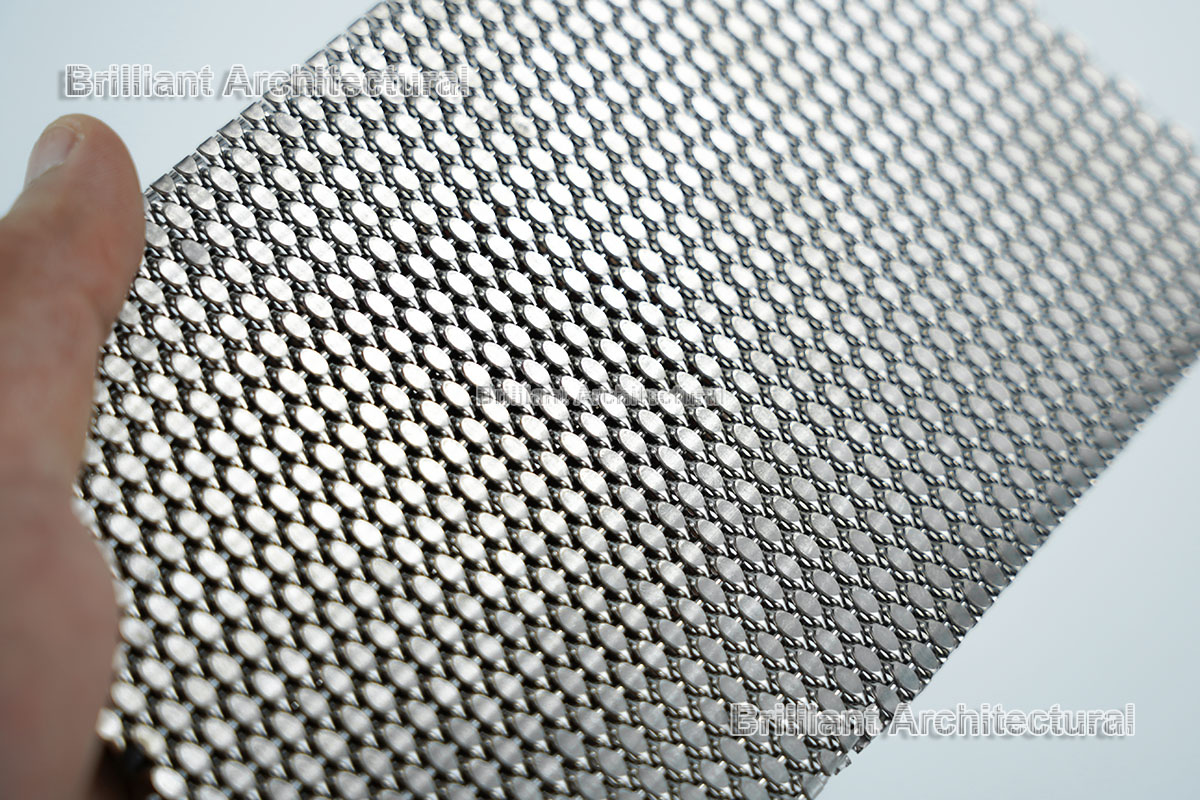 Panneaux de maille métallique architecture acier inoxydable 316 304 Panneaux de maille métallique architecture acier inoxydable 316 304