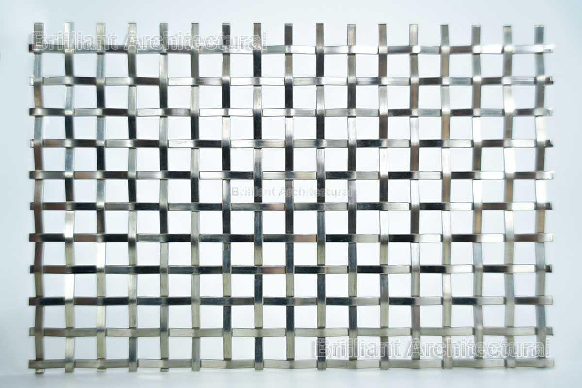 Panneaux de maille métallique décoratifs pour l'architecture