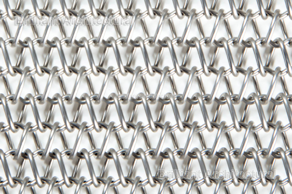 Pantalla de malla metálica flexible arquitectónica Pantalla de malla metálica flexible arquitectónica