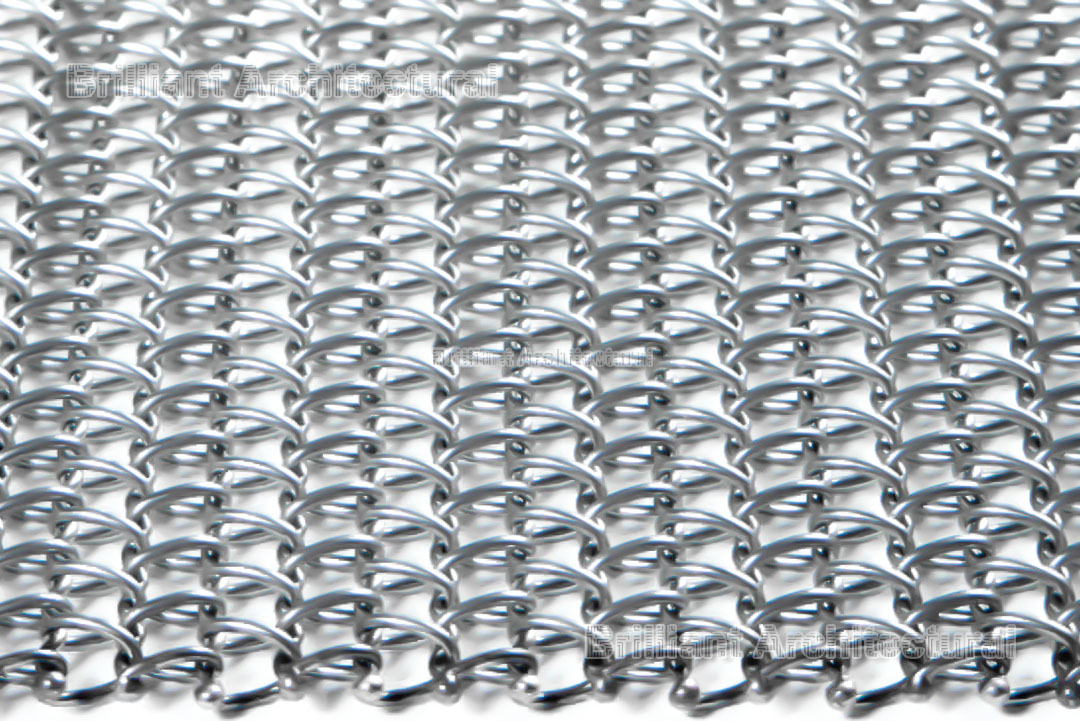 Tissu en maille métallique décoratif et flexible Tissu en maille métallique décoratif et flexible