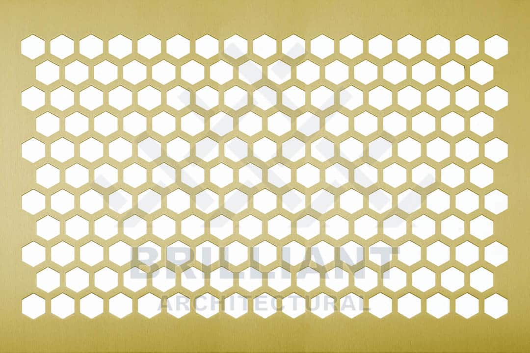 Tole Perforée Nid d’abeilles Tole Perforée Nid d'abeilles Hexagonale Métal Perforé Décorative
