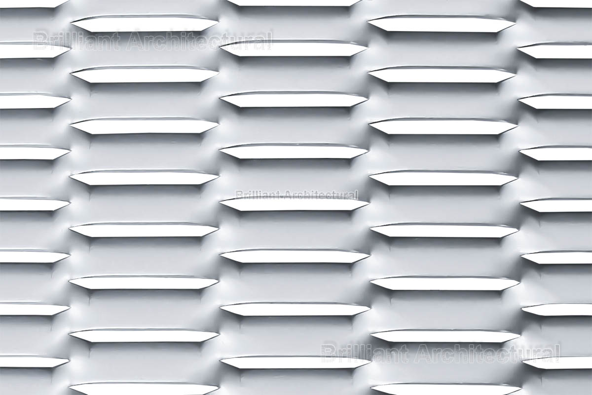 Tôle de bardage architecture en métal déployé Tôle de bardage architecture en métal déployé