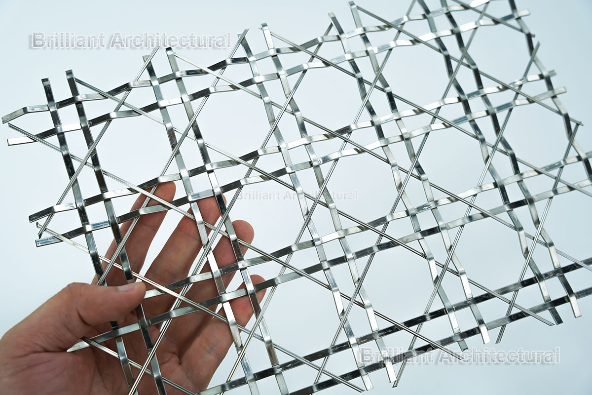Treillis en acier inoxydable pour la conception architecturale