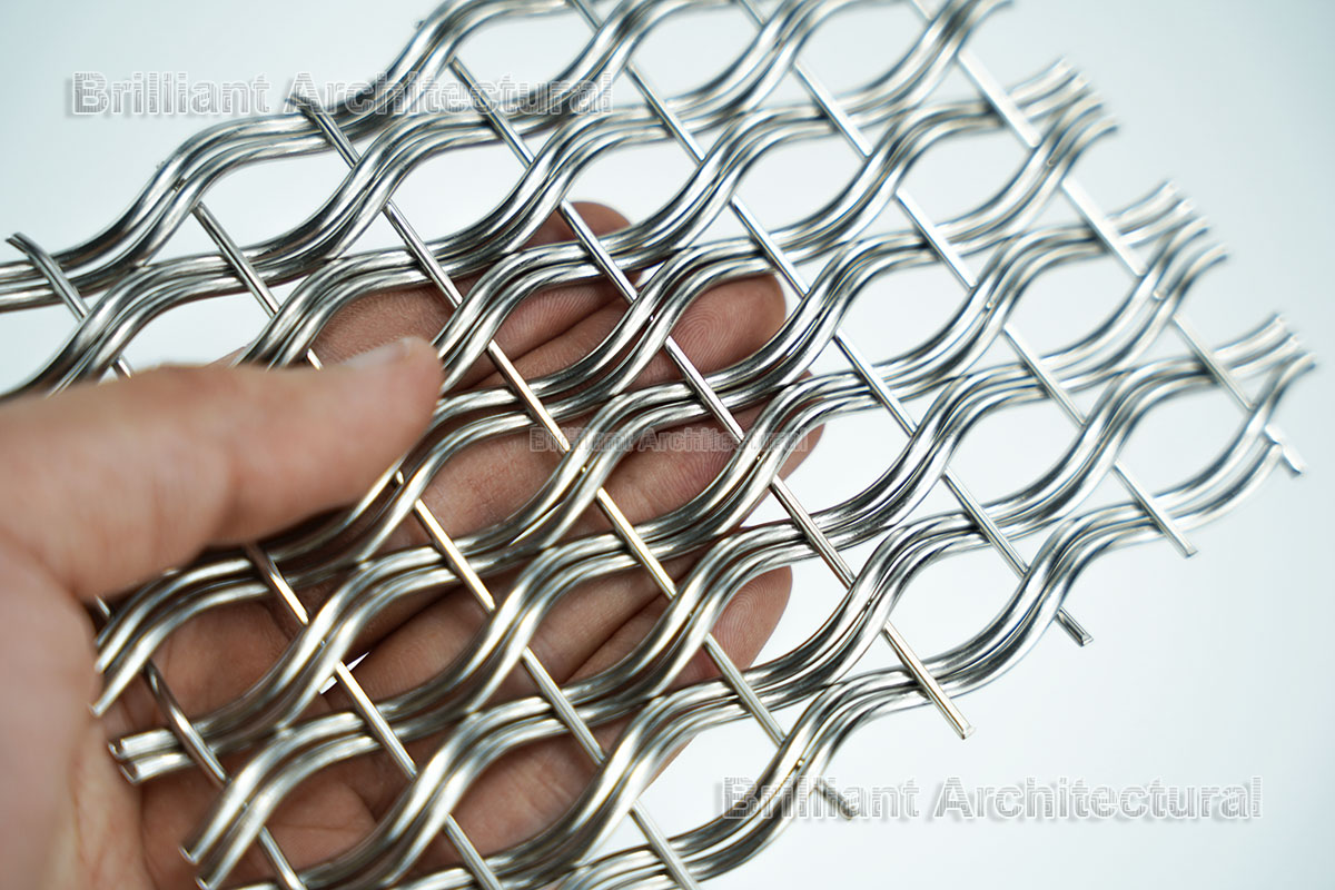 Treillis métallique en acier inox pour panneau de garde-corps