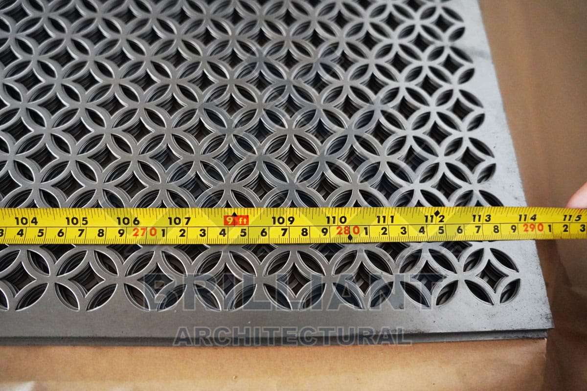 architectural perforated metal panels