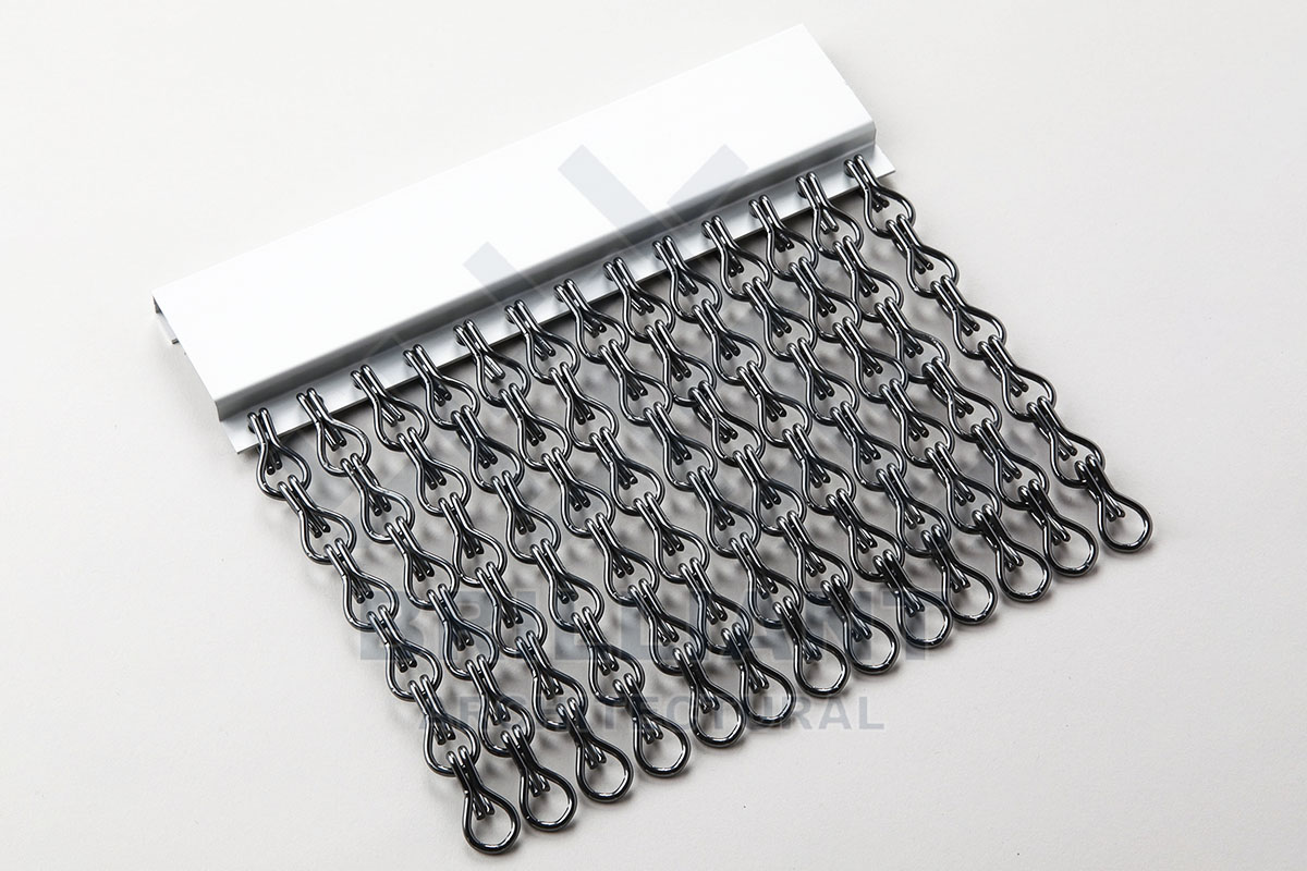 cortinas de cadenas para puertas aluminio