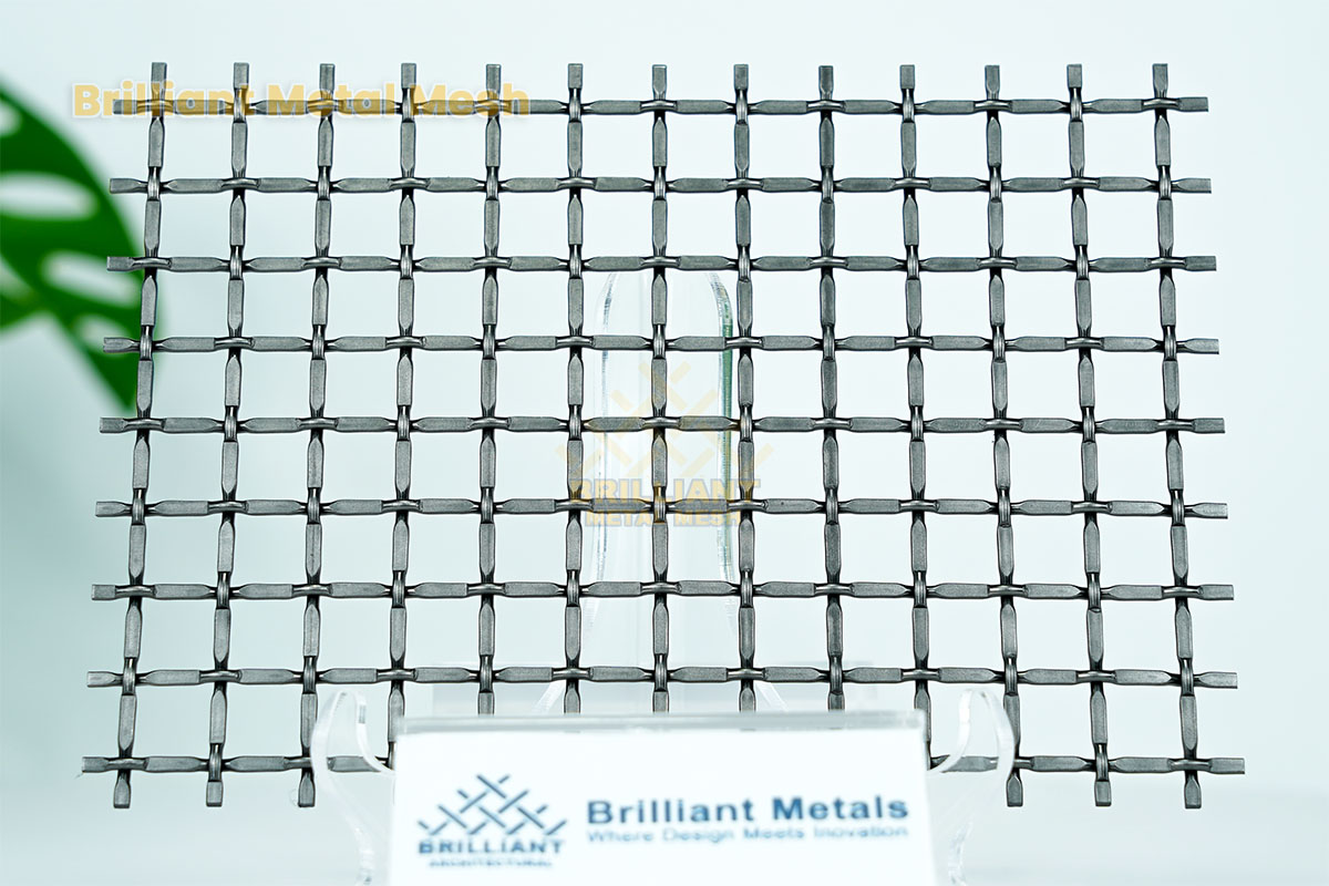 decorative architectural black screen mesh