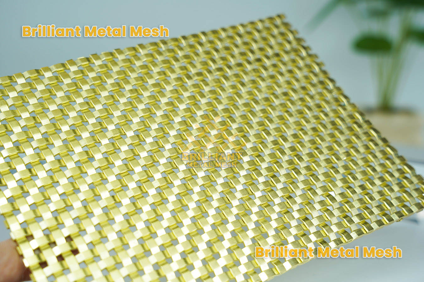 decorative architectural brass mesh sheet