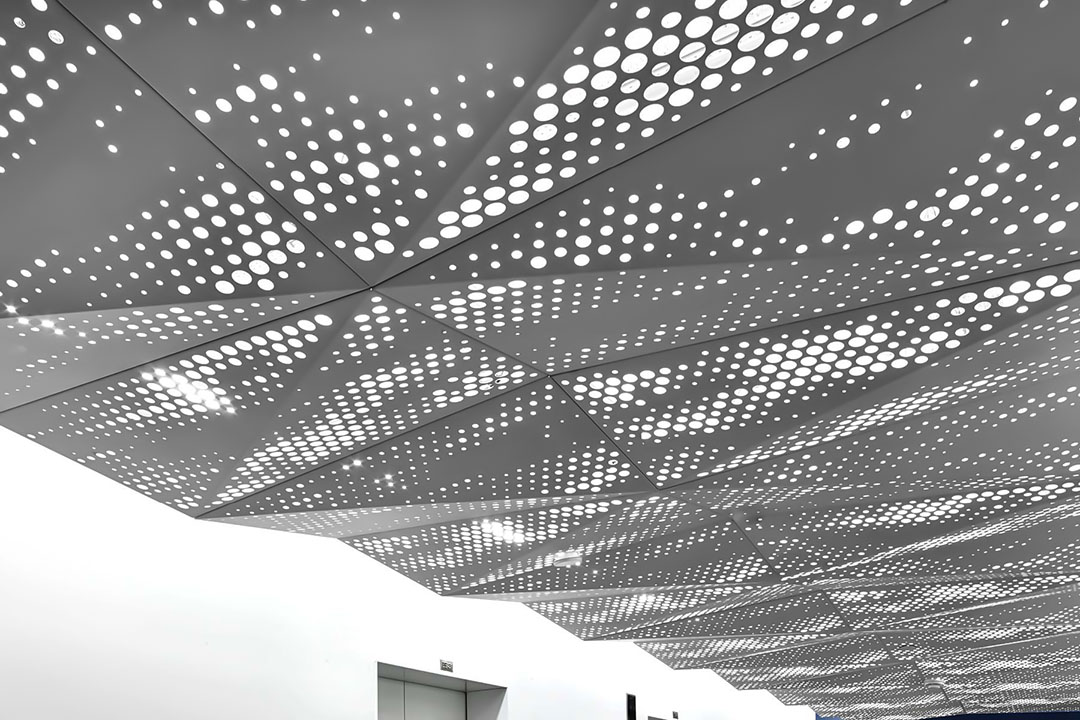 decorative architectural perforated aluminum sheet for ceiling perforated metal mesh