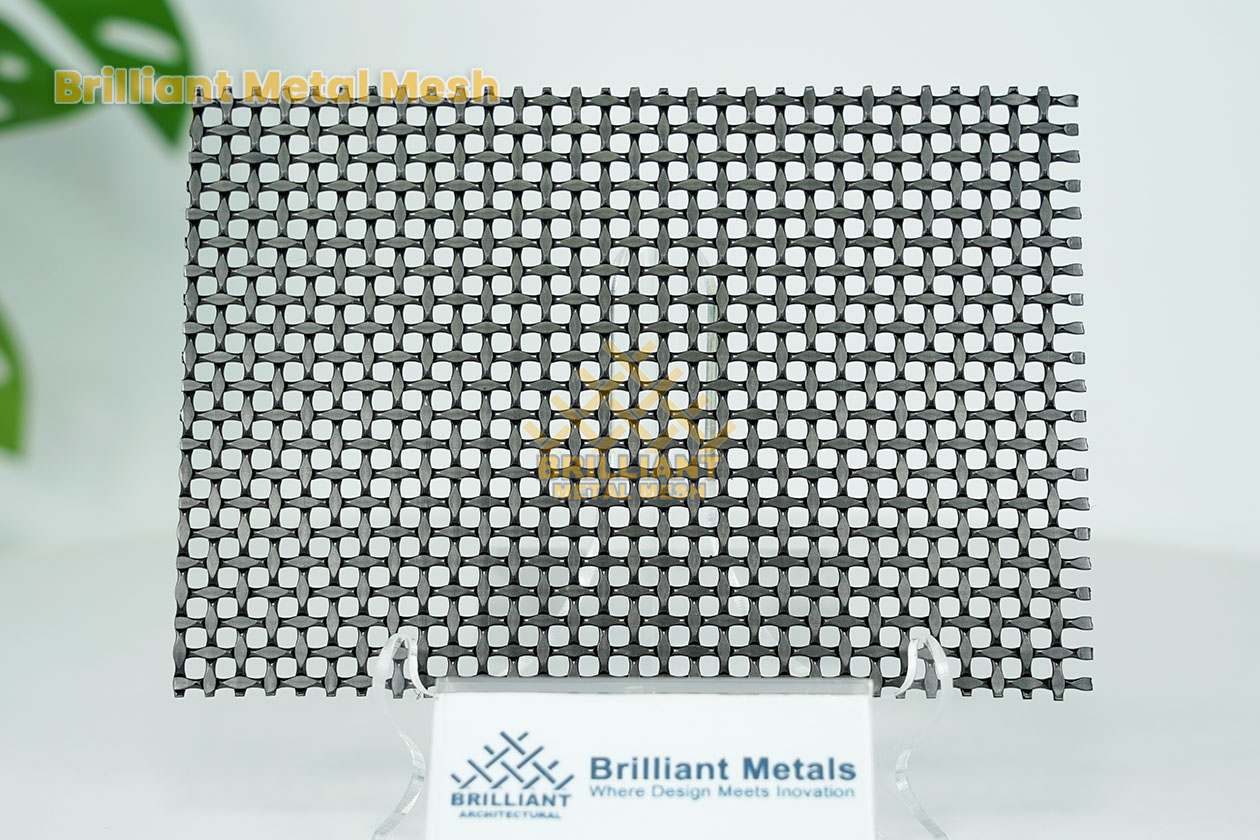 decorative architectural woven metal mesh