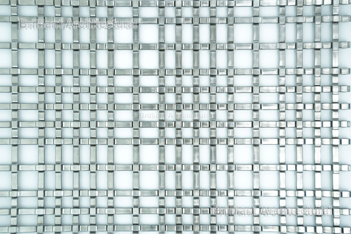 feuille de treillis métallique tissée ondulée décorative