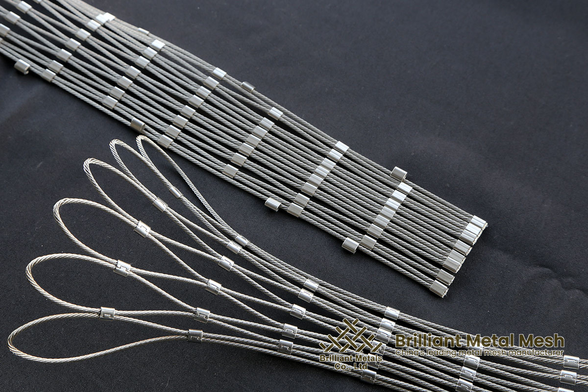 flexible stainless steel wire cable mesh netting