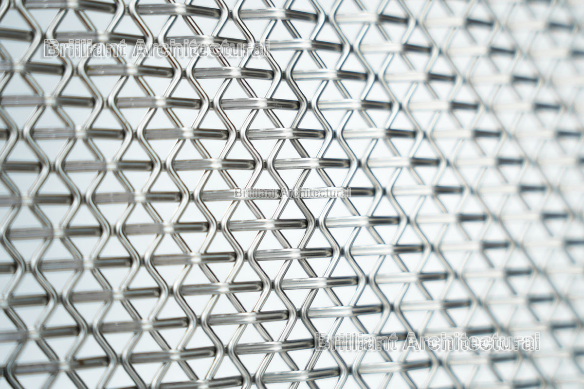 maille architecture en acier inoxydable