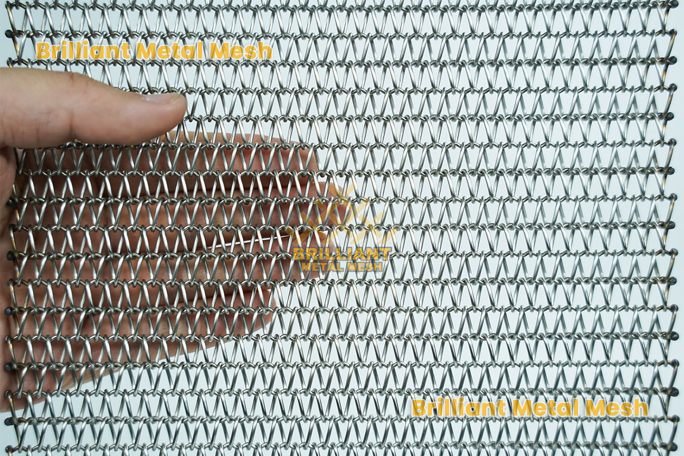 maille métallique souple architecture décoratif pour cloisons de séparation