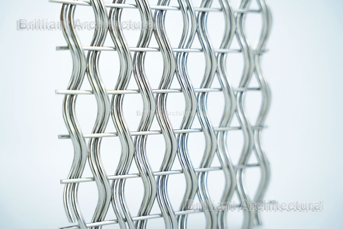 panneaux de remplissage en treillis métallique inoxydable pour garde-corps