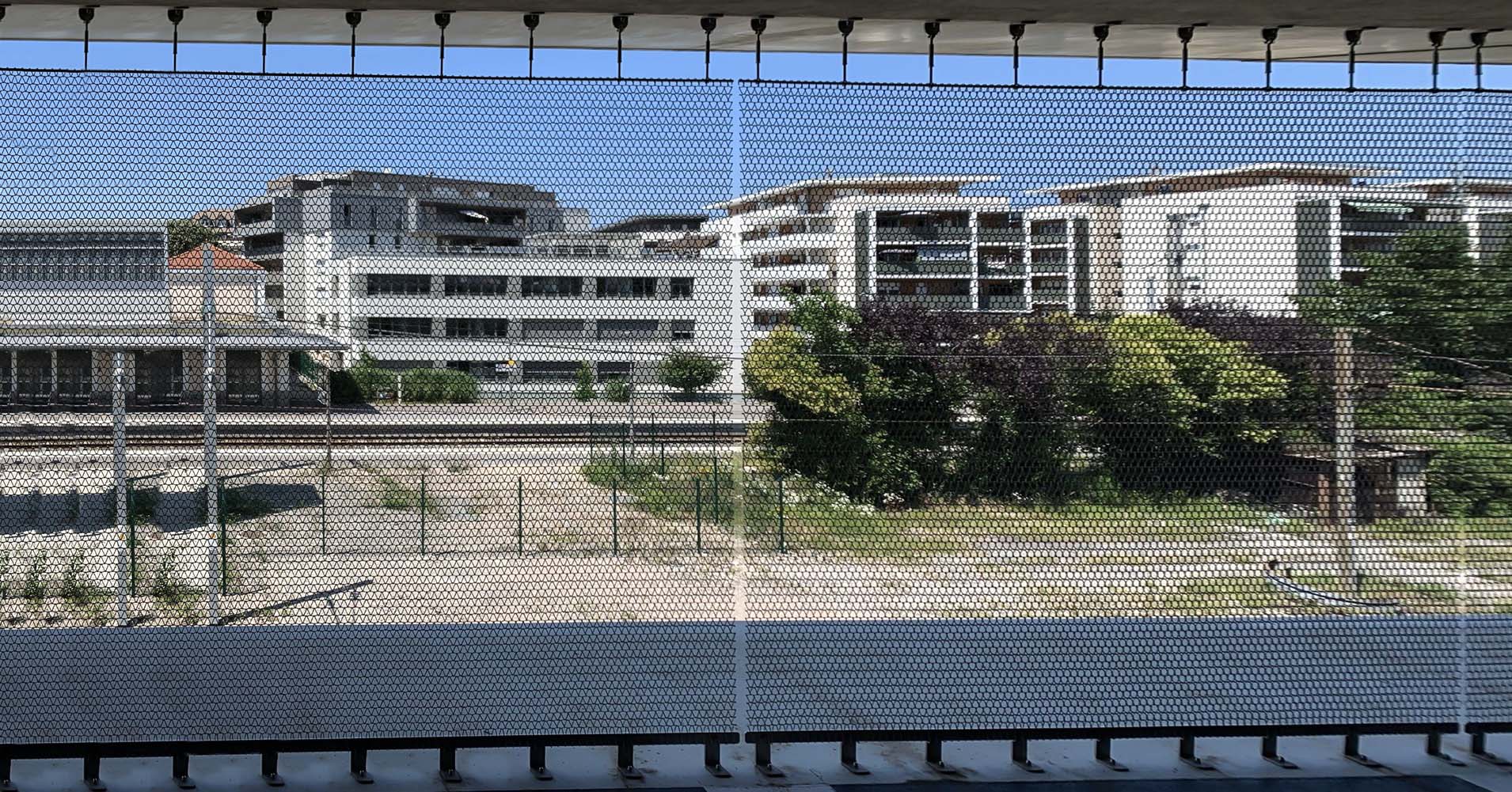 architectural wire mesh facades