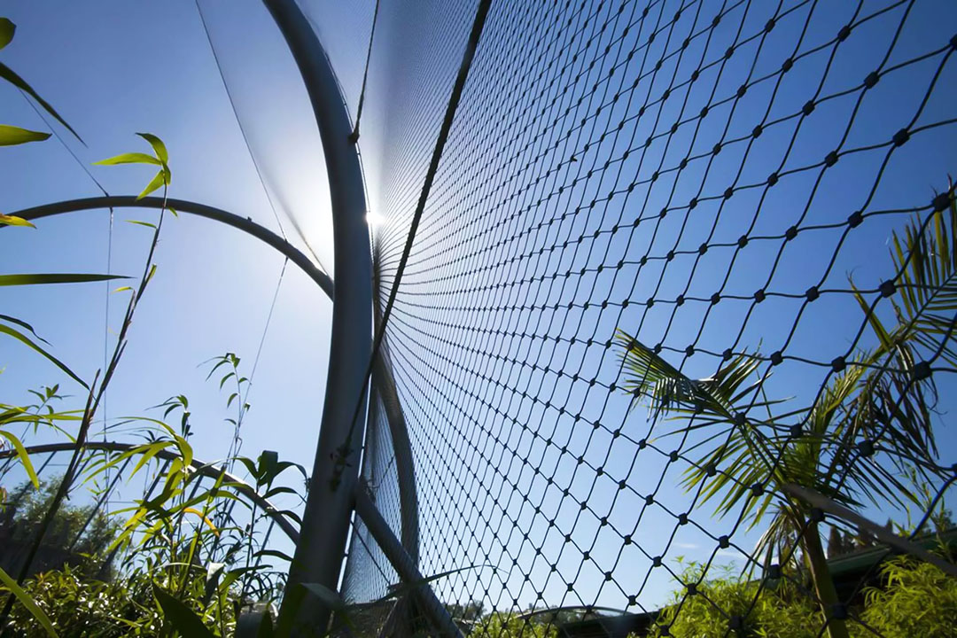 stainless steel cable wire mesh guardrail