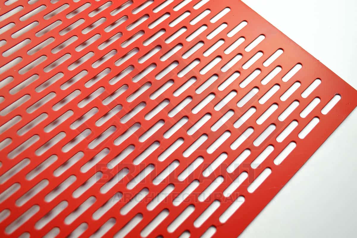 tôle métallique décorative perforée à fentes architecturales tôle métallique décorative perforée à fentes architecturales