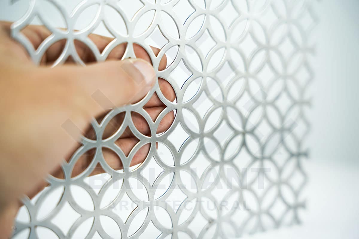 decorative pattern perforated metal sheet