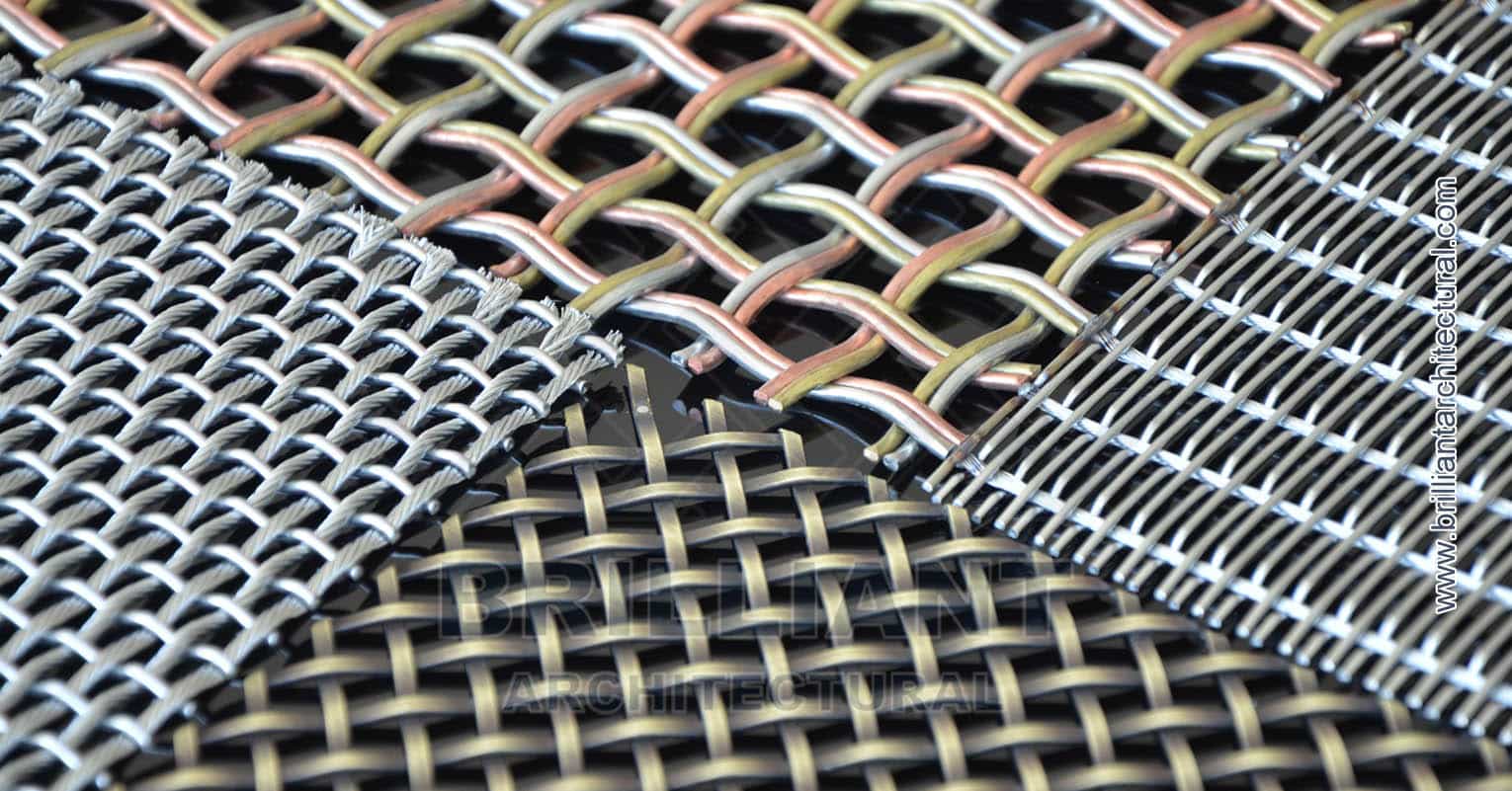 treillis métallique décoratif maille architecture